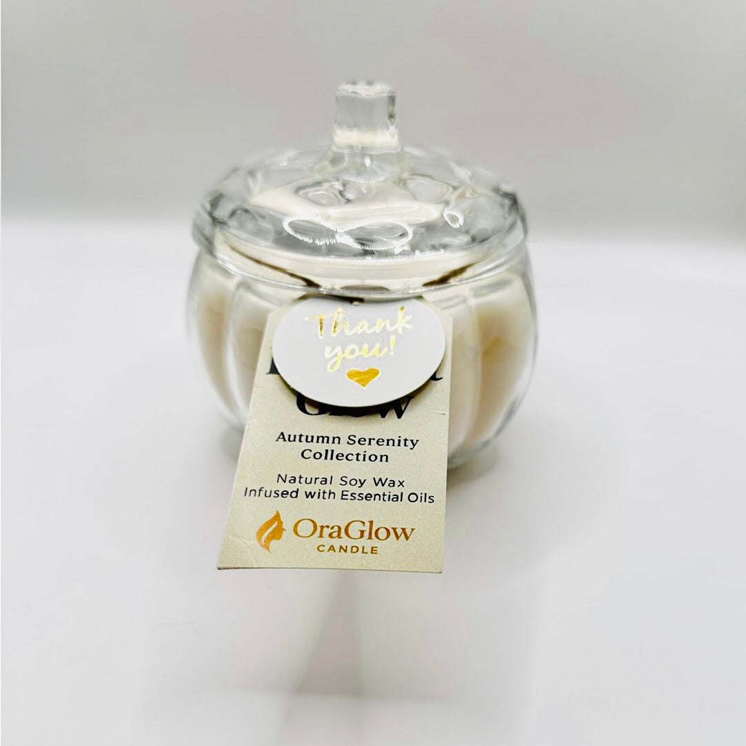 Pumpkin Spice Glow Candle – Autumn Serenity Collection | Coconut Wax | Warm Fall Aroma (Copy)